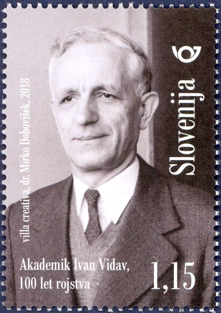 Ivan Vidav Math Stamp