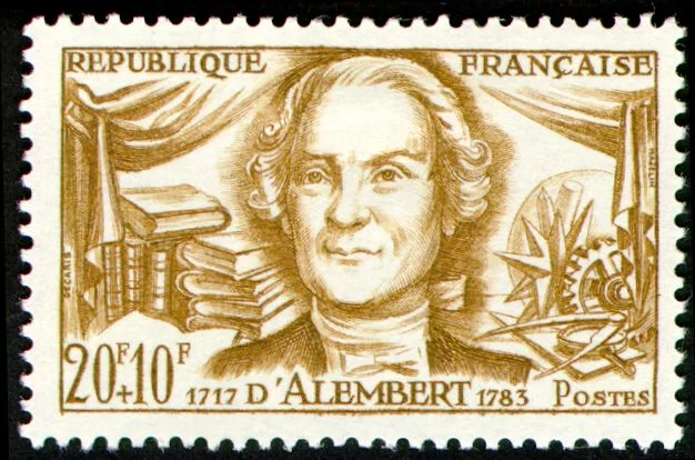 Jean Baptiste le Rond D Alembert Math Stamp