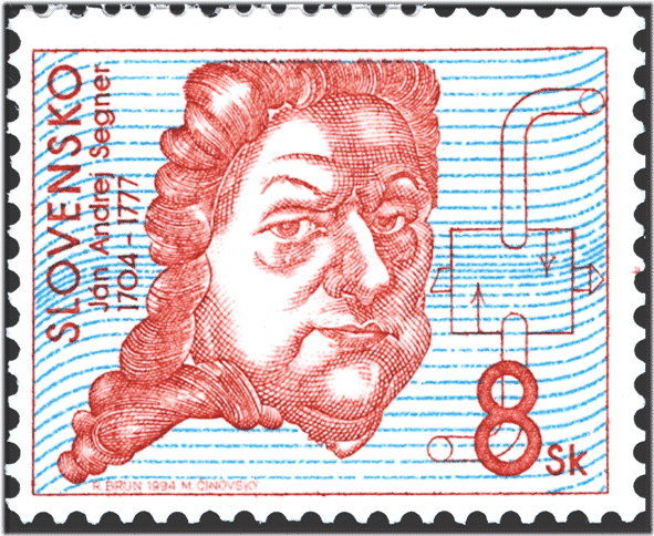 Johann Andreas Segner Math Stamp 2