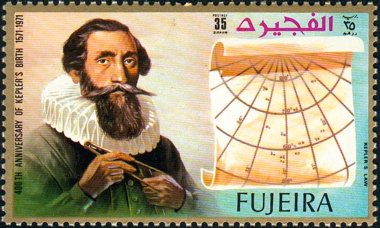 Johannes Kepler Math Stamp 16