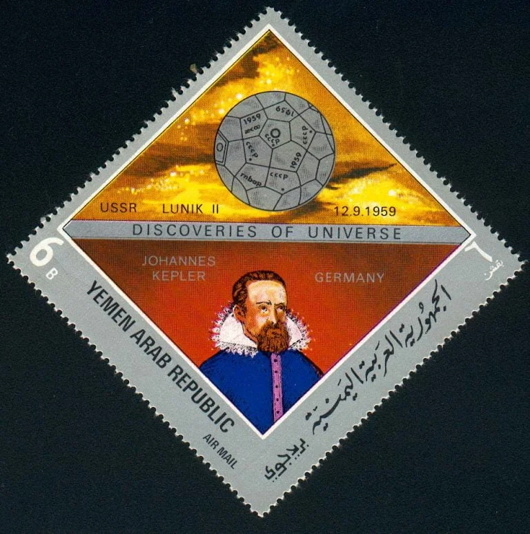 Johannes Kepler Math Stamp 19