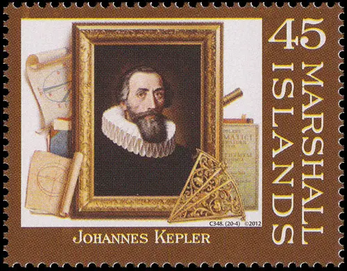 Johannes Kepler Math Stamp 38