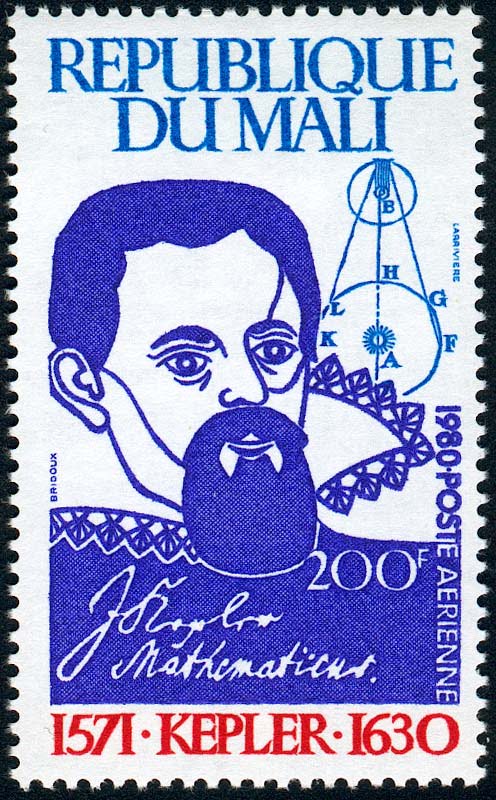 Johannes Kepler Math Stamp 8