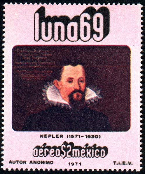 Johannes Kepler Math Stamp