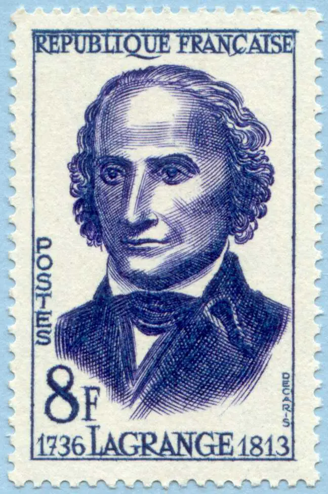Joseph Louis Lagrance Math Stamp