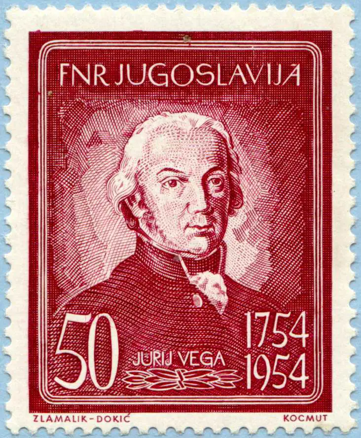 Jurij Vega Math Stamp 2