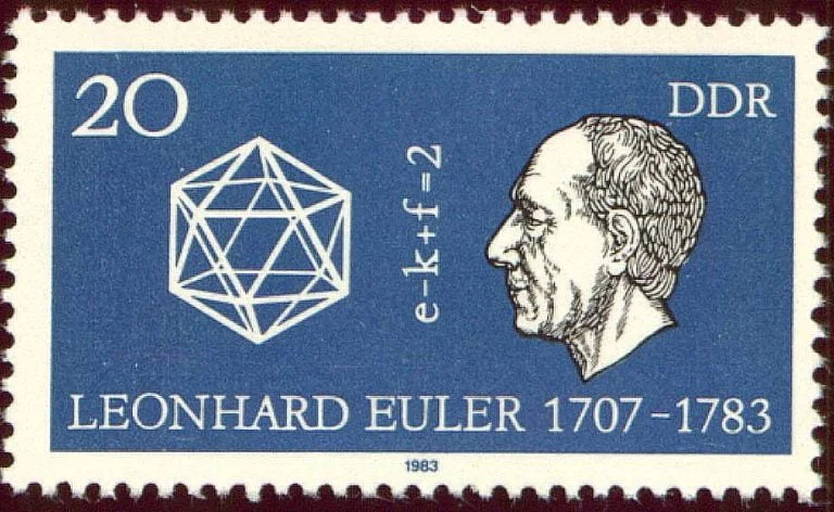 Leonhard Euler Math Stamp 3