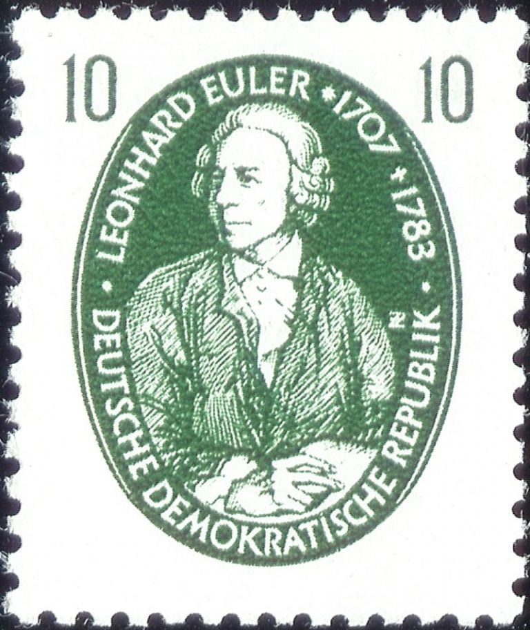 Leonhard Euler Math Stamp 4