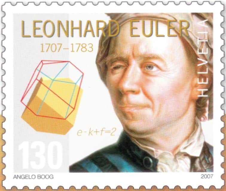 Leonhard Euler Math Stamp 7