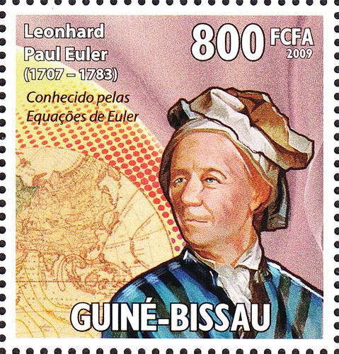 Leonhard Euler Math Stamp 8