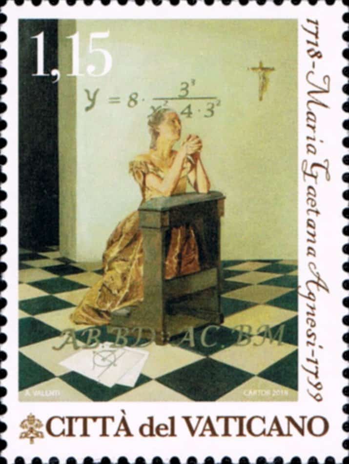 Maria Gaetana Agnesi Math Stamp 2