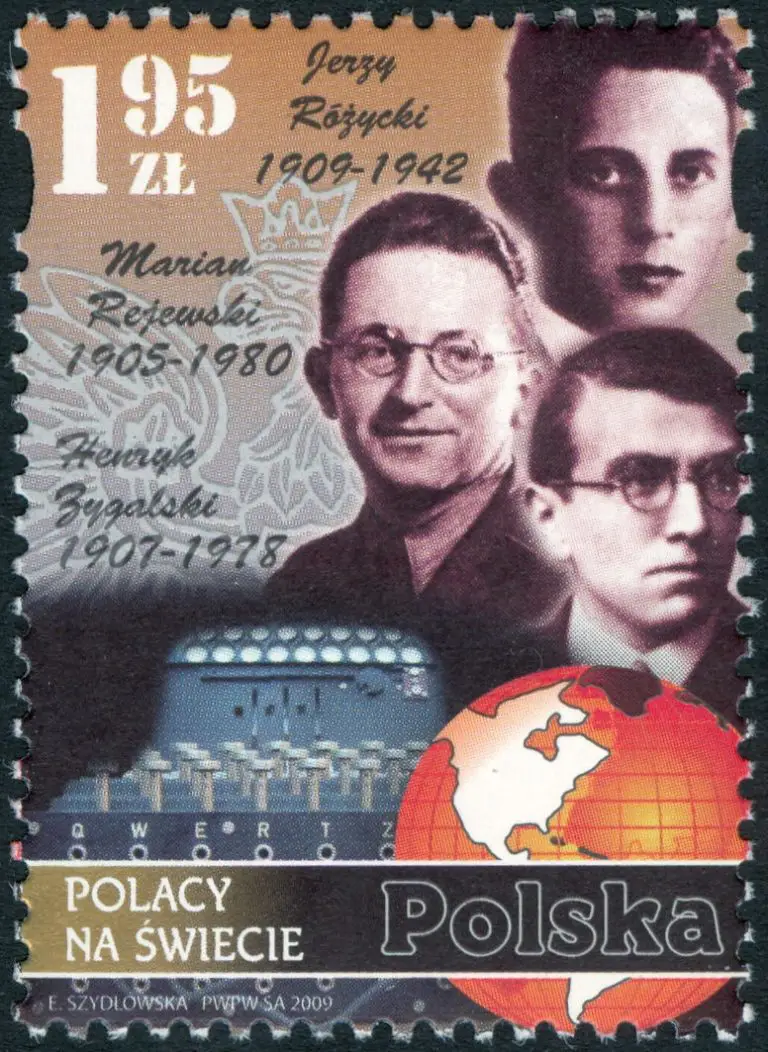 Marian Rejewski Math Stamp