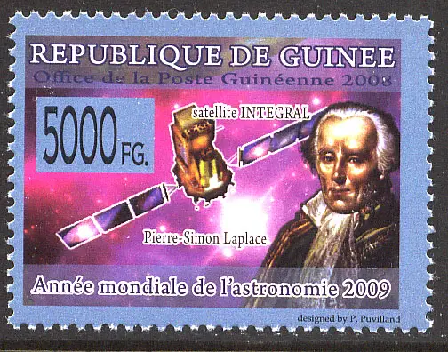 Pierre Simon Laplace Math Stamp 3