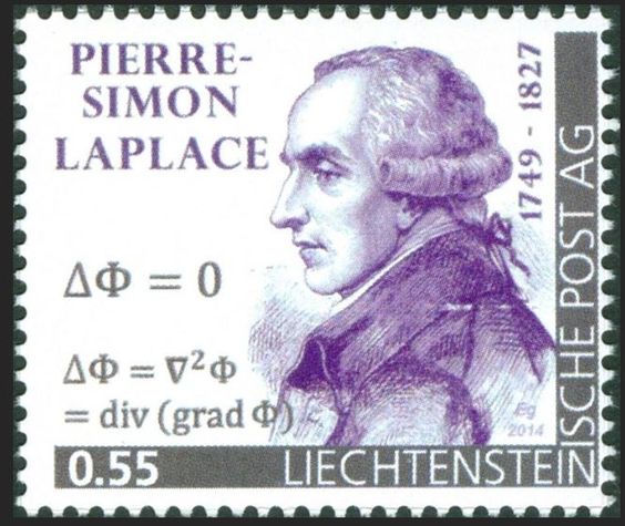 Pierre Simon Laplace Math Stamp 4