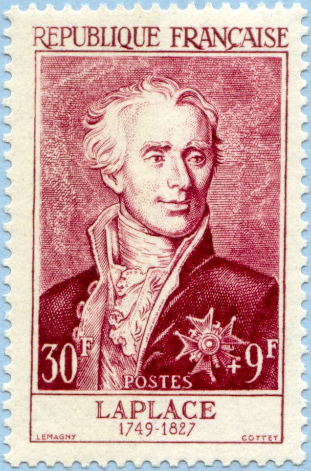 Pierre Simon Laplace Math Stamp