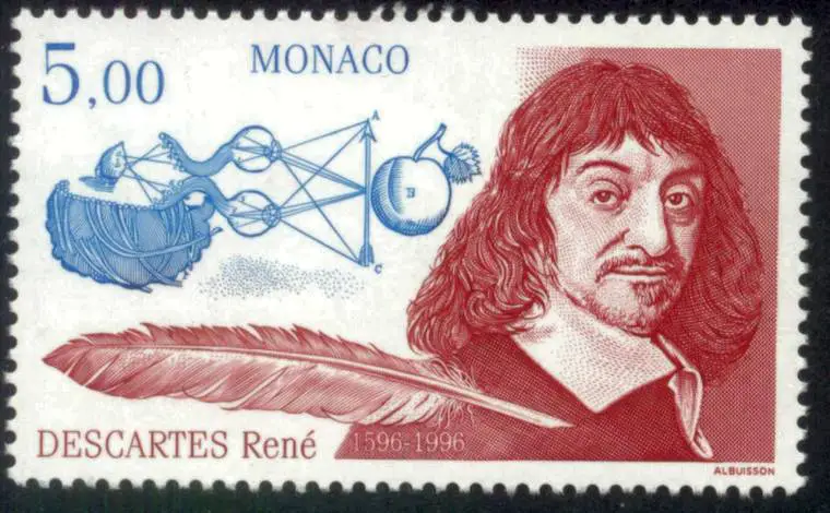 Rene Descartes Math Stamp 6