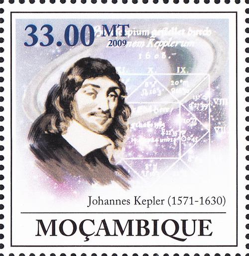Rene Descartes Math Stamp 7