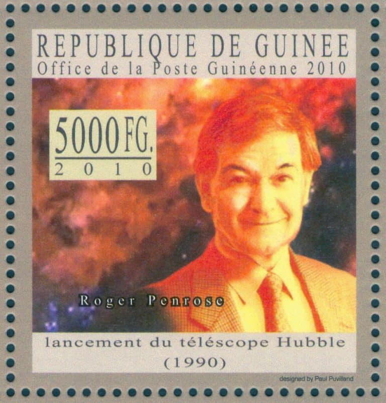 Roger Penrose Math Stamp