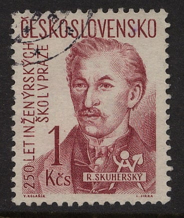 Rudolf Skuhersky Math Stamp