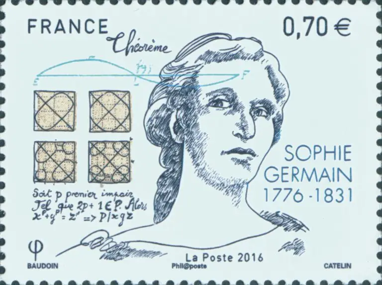 Sophie Germain Math Stamp