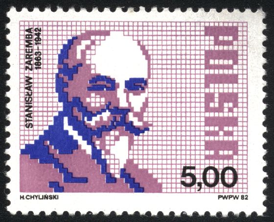 Stanislaw Zarembe Math Stamp