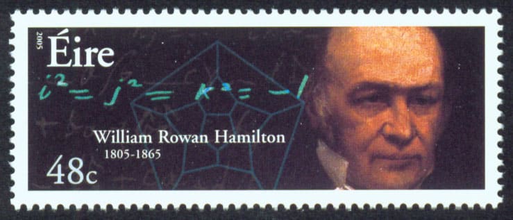 William Rowan Hamilton Math Stamp 2