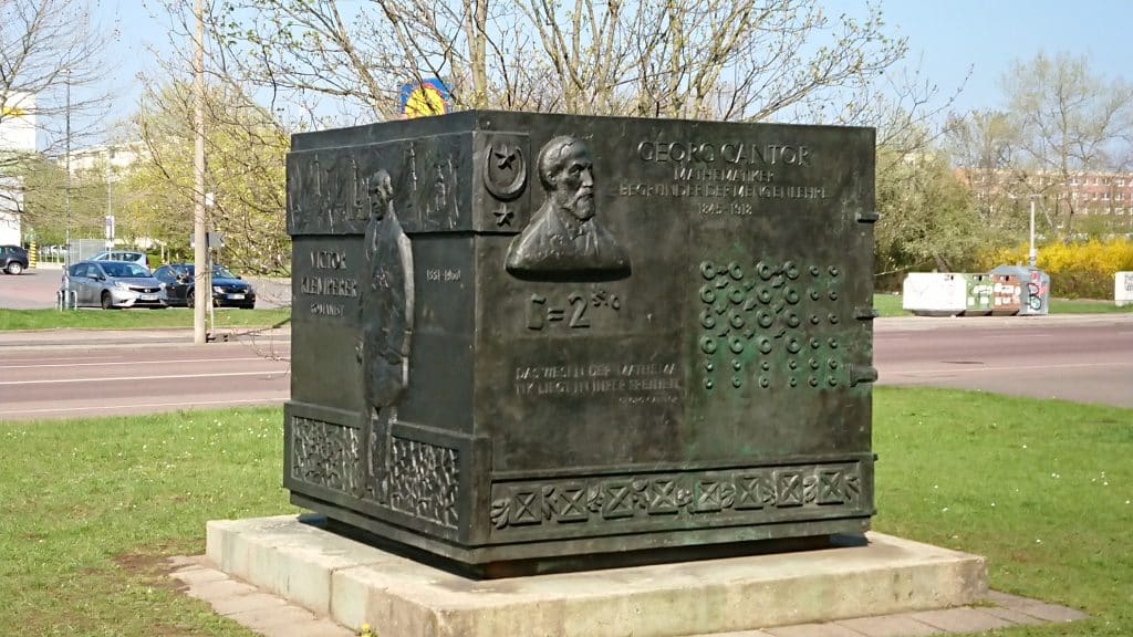 georg cantor Halle Neustadt monument