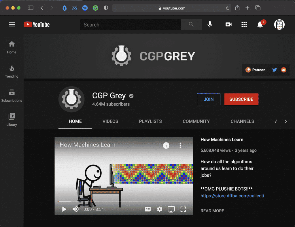 CGP Grey | Youtube Social Science Channel | Abakcus