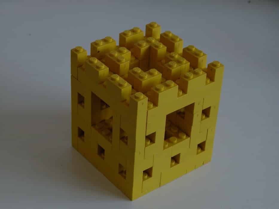 How to Make Lego Menger Sponge DIY Porject Abakcus 11