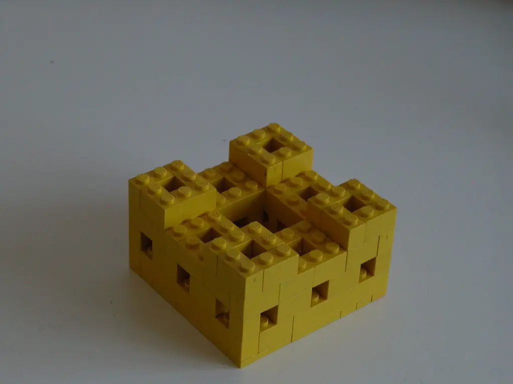 How to Make Lego Menger Sponge DIY Porject Abakcus 7