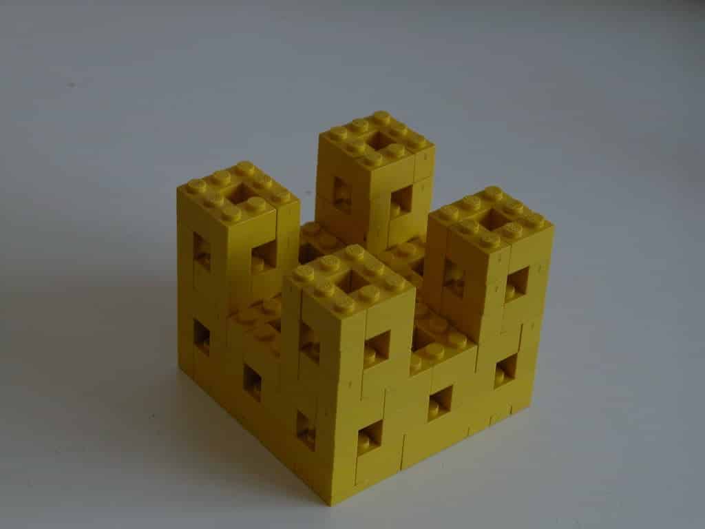 How to Make Lego Menger Sponge DIY Porject Abakcus 9