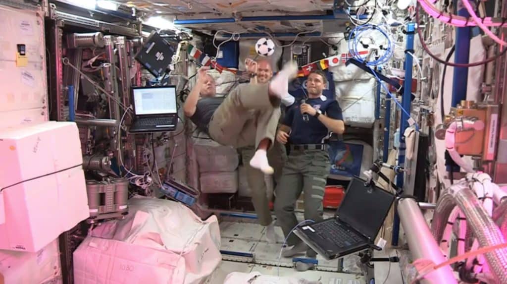 How to Play Soccer in Space?