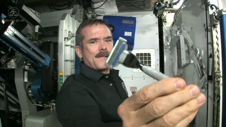 How to Shave in Space?