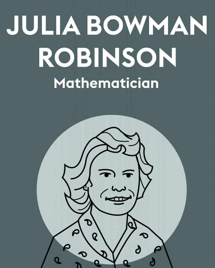 Julia Bowman Robinson | Women Mathematicians | Abakcus