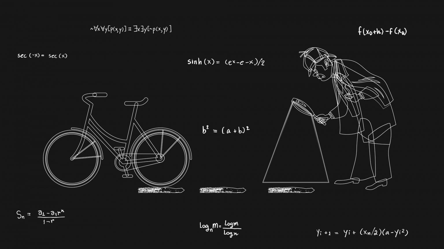 Sherlock Holmes' Most Difficult Math Problem Bicycle Tracks