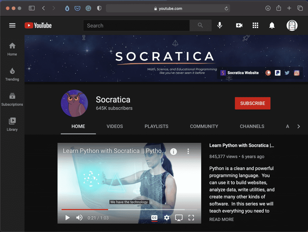 Socratica | Best Math & Science Youtube Channel | Abakcus