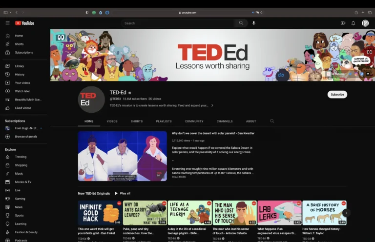 TED-Ed | Best Youtube Channels | Abakcus