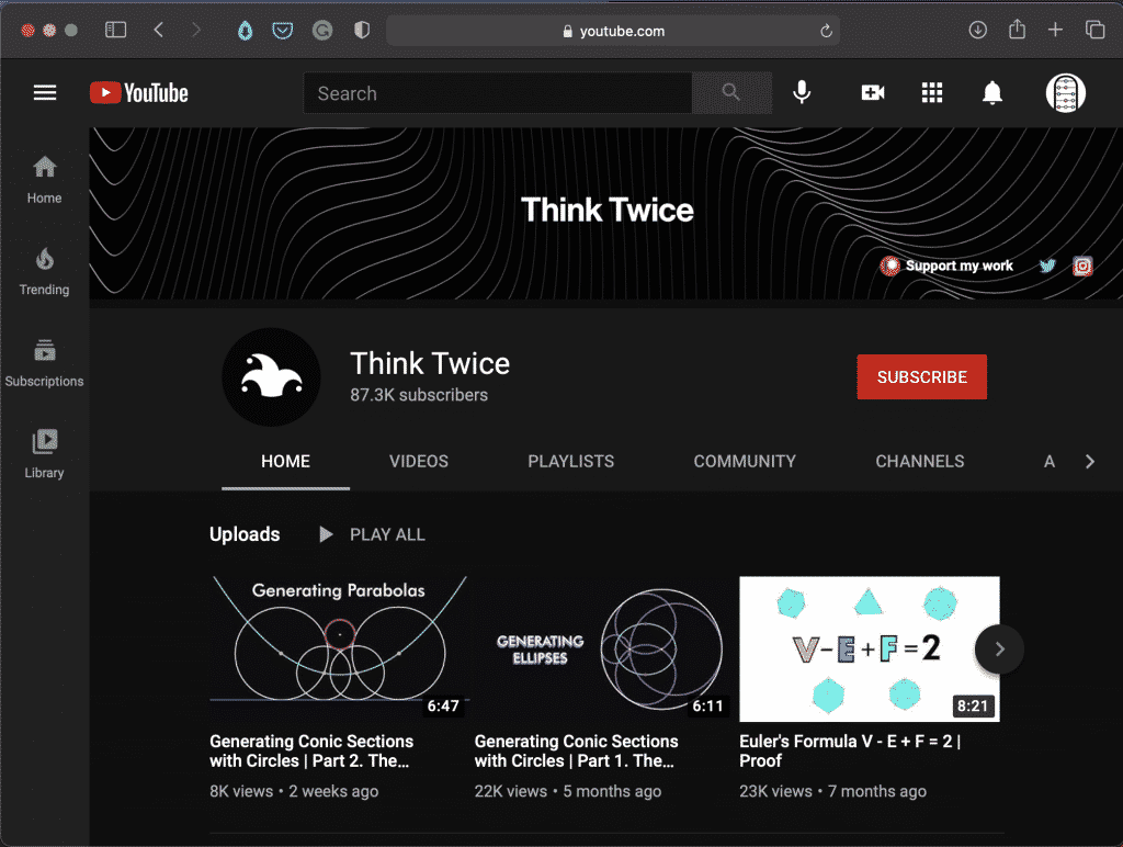 Think Twice | Best Youtube Math Channel | Abakcus