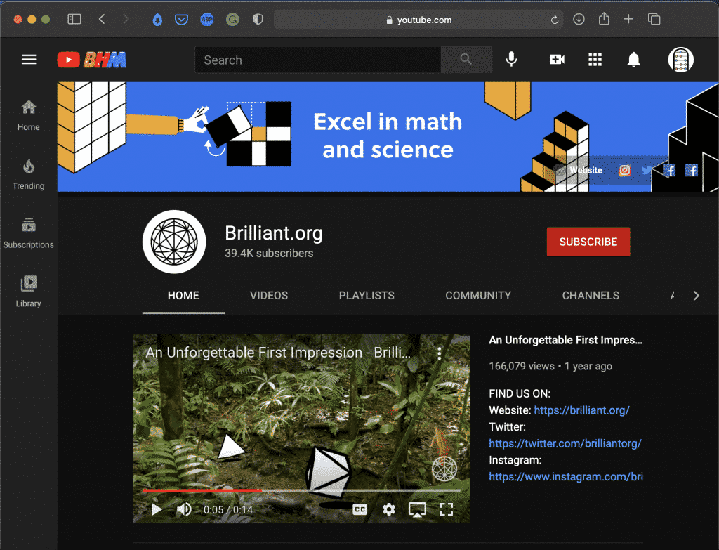 Brilliant.org | Best Youtube Math & Science Channel | Abakcus