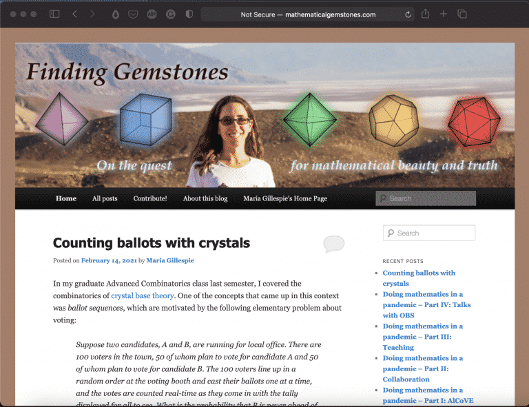Finding Gemstones | Best Math Blogs Directory | Abakcus