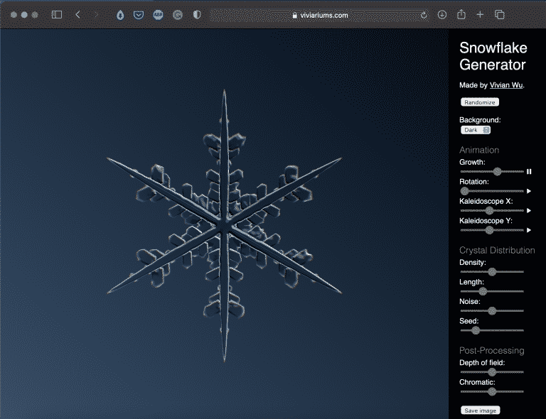 Snowflake Generator | by Vivian Wu | Math Tool | Abakcus