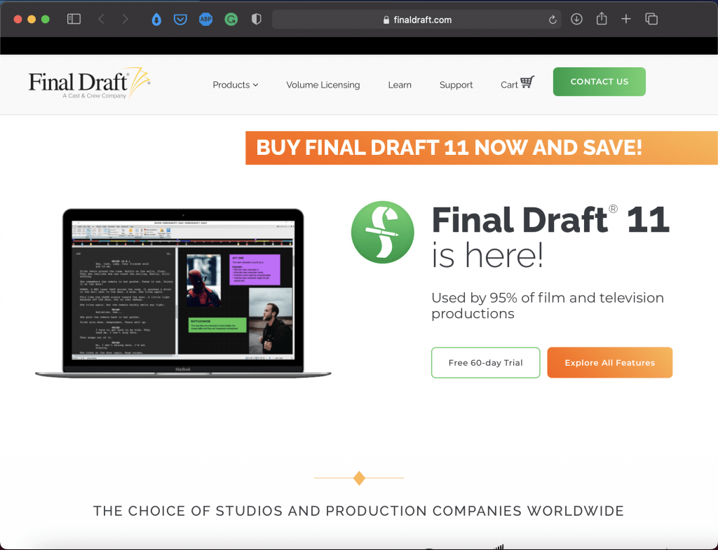 Final Draft | Best Writing Applications & Tools | Abakcus