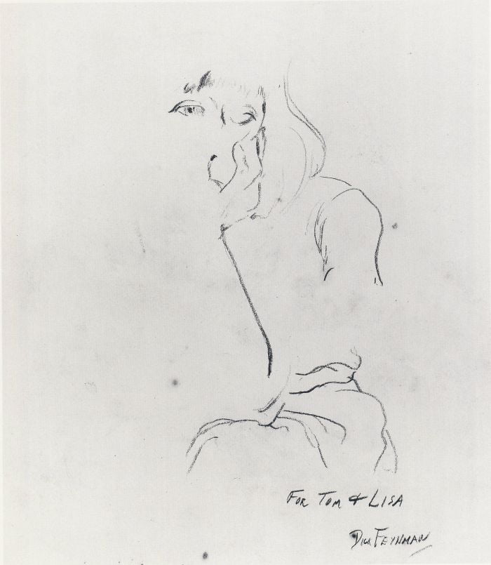 Richard Feynman's Drawings - Tom and Lisa