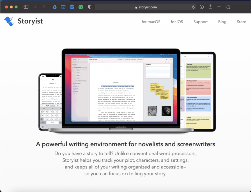 Storyist | Best Writing Applications & Tools | Abakcus