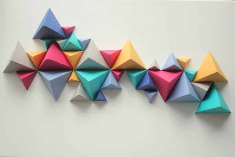 How to Make a Geometric Paper Wall Art? | DIY Project | Abakcus