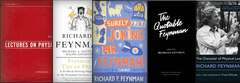 12 Beautiful Richard Feynman Books for Physics Enthusiasts