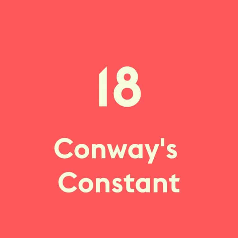 Conways constant