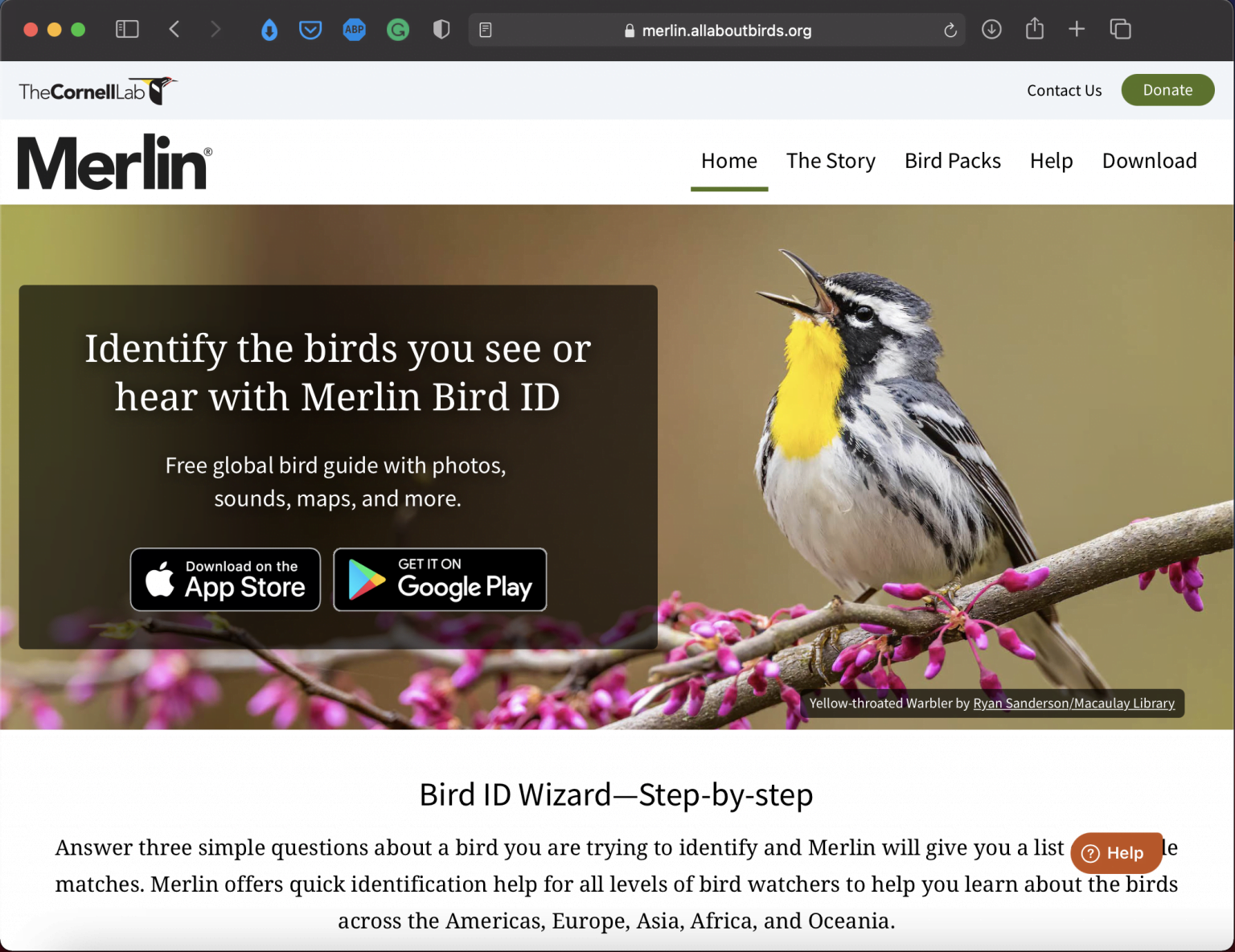 Merlin Bird Finder