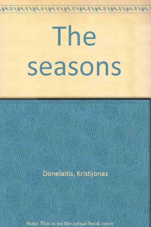 The Seasons by Kristijonas Donelaitis | Book | Abakcus