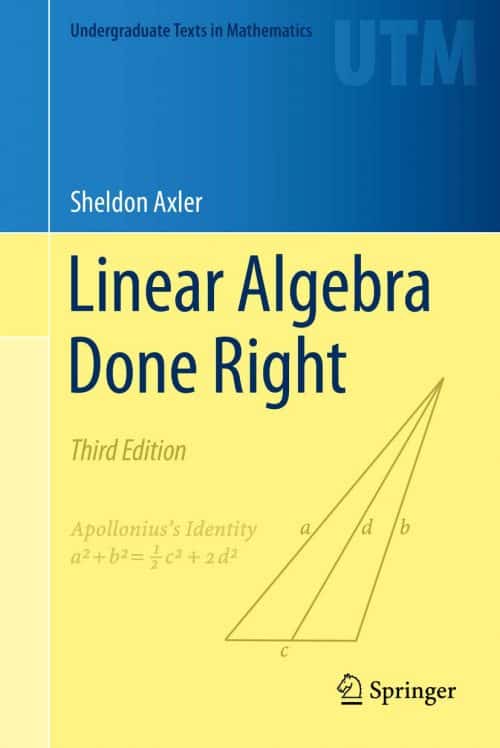 Linear Algebra Done Right | Math Books | Abakcus